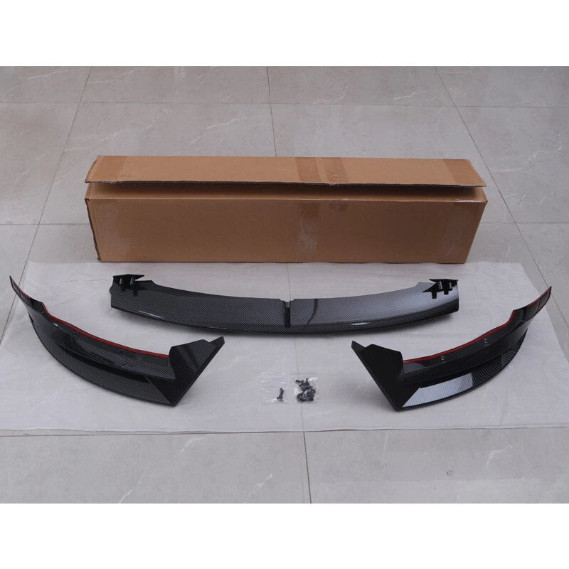 Carbon Black Front Bumper Lip Splitter for Tesla Model 3 (2017-2023)