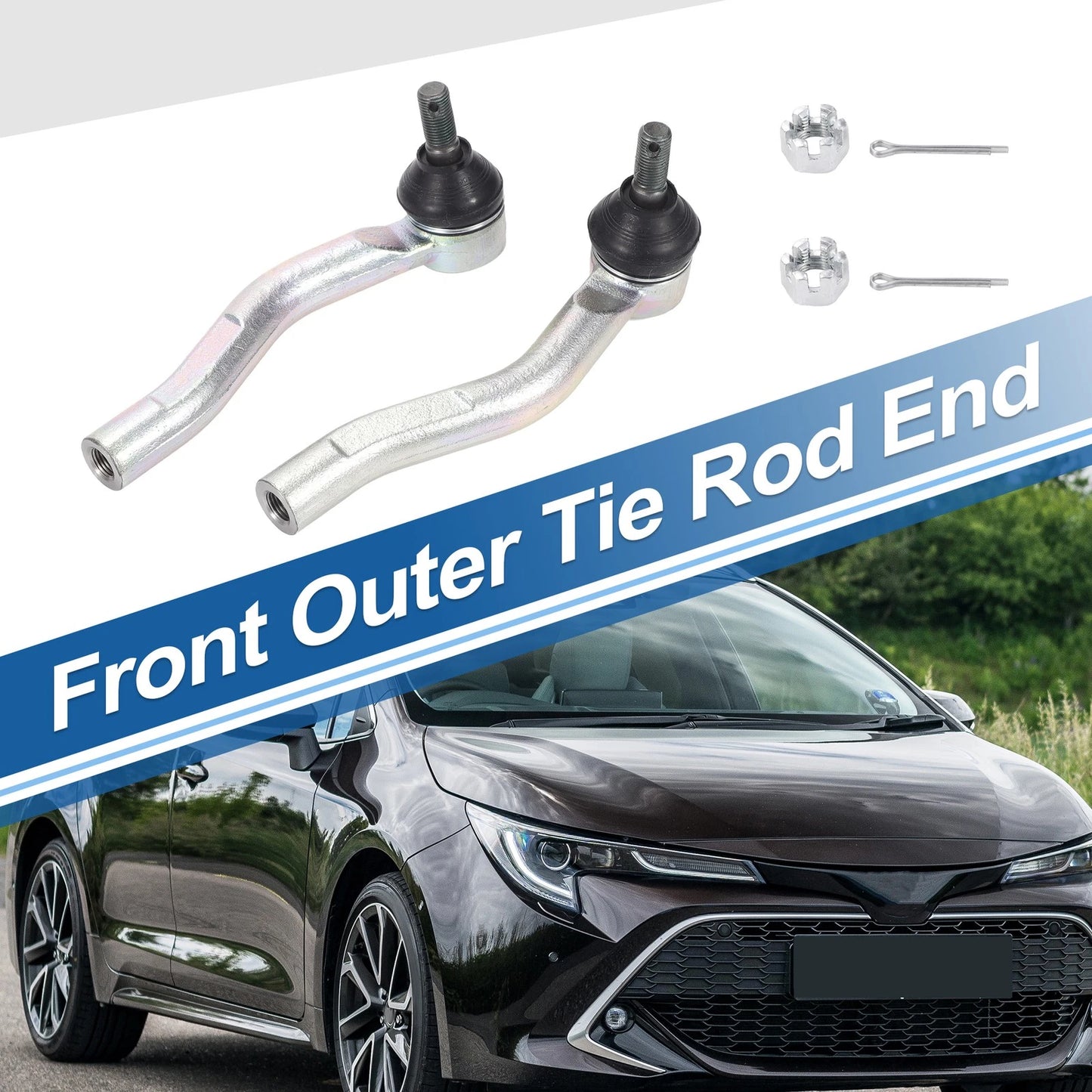 Front Outer Tie Rod Ends for Toyota Echo (2000-2005)