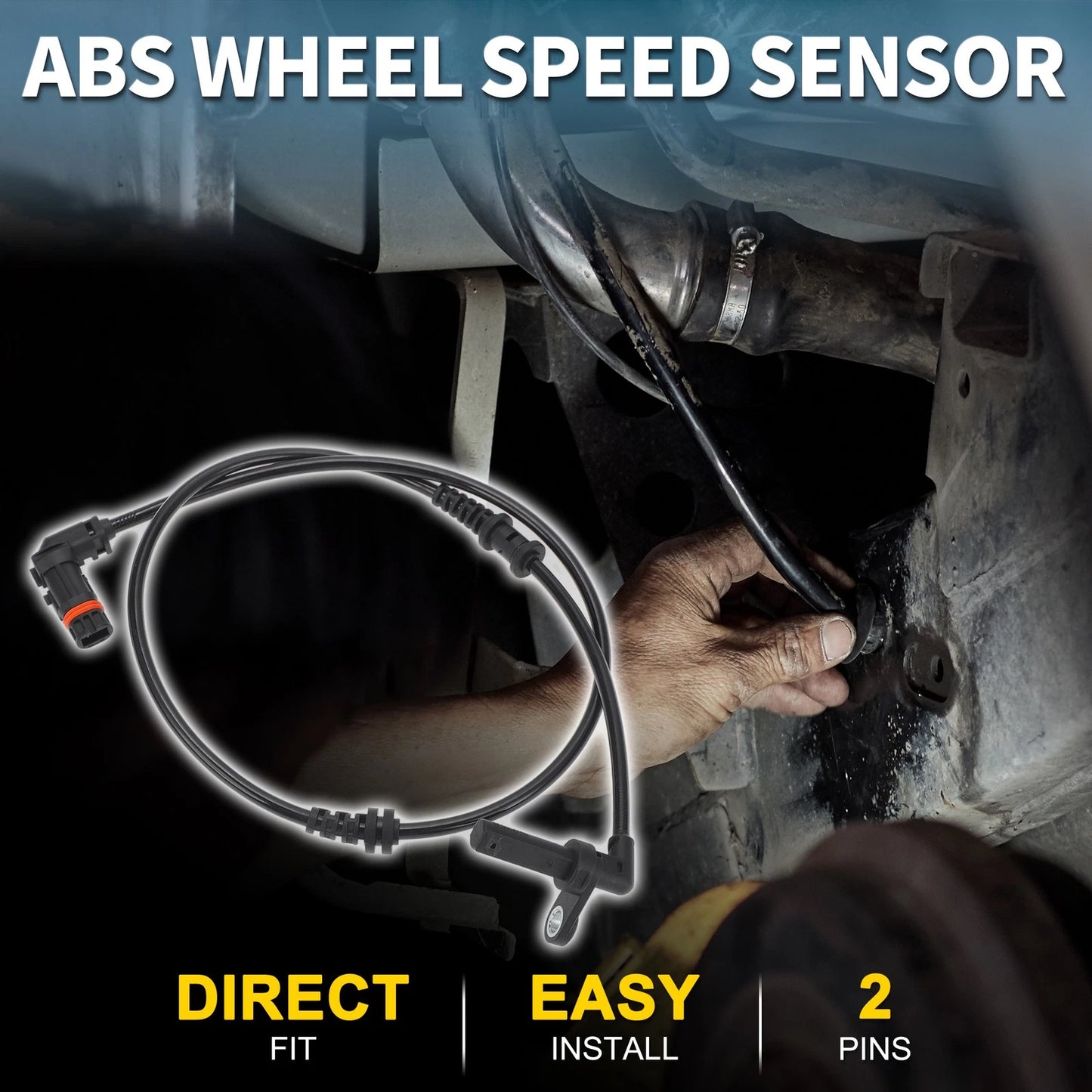 Front Right ABS Wheel Speed Sensor for Mercedes-Benz E400 (2017-2019)
