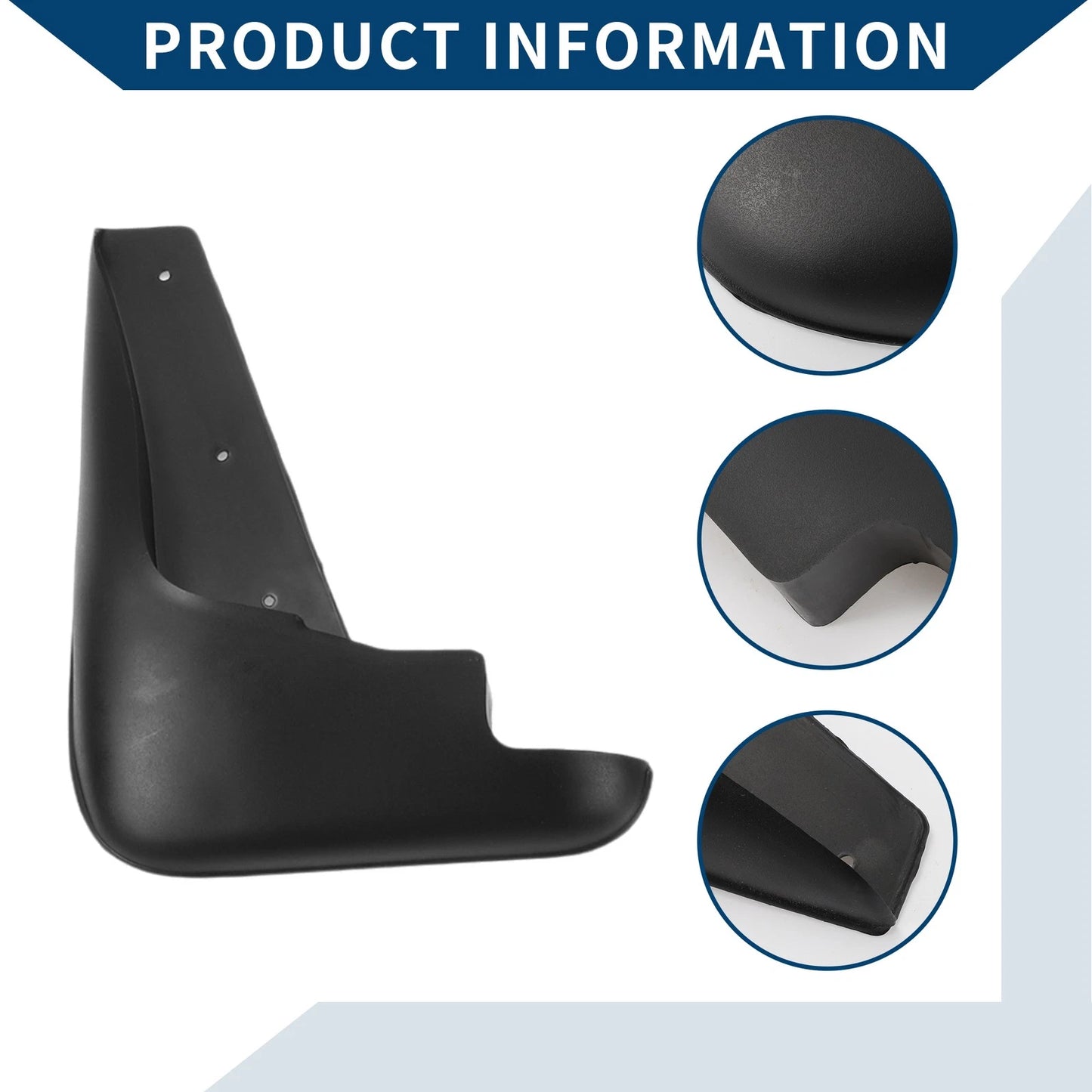 Mud Flaps Splash Guards 1 Set for Toyota Vios (2004-2007)