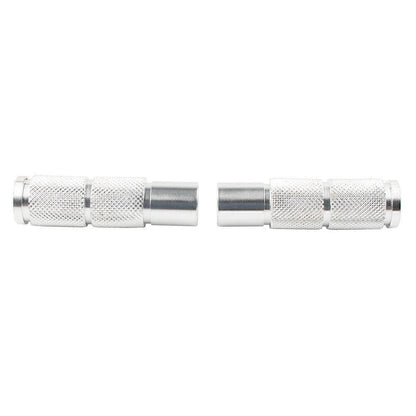 CNC Silver Rear Foot Pegs for Universal Motorcycle