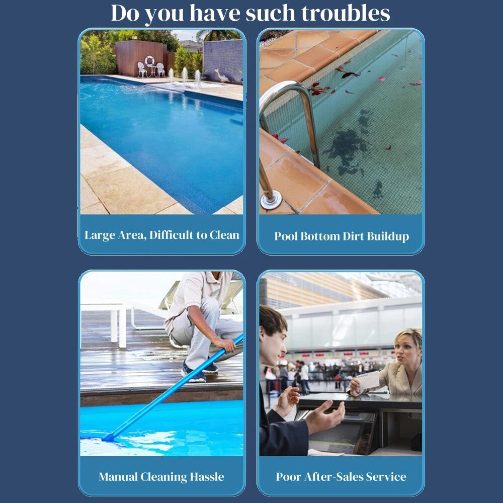 Solar Powered Robotic Pool Skimmer Cleaner for Pool Surface Cleaning