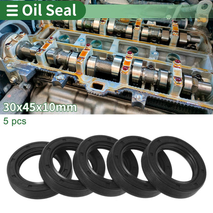 Oil Seal 5 Pcs 30x45x10mm Lip Seal Ring for TG4