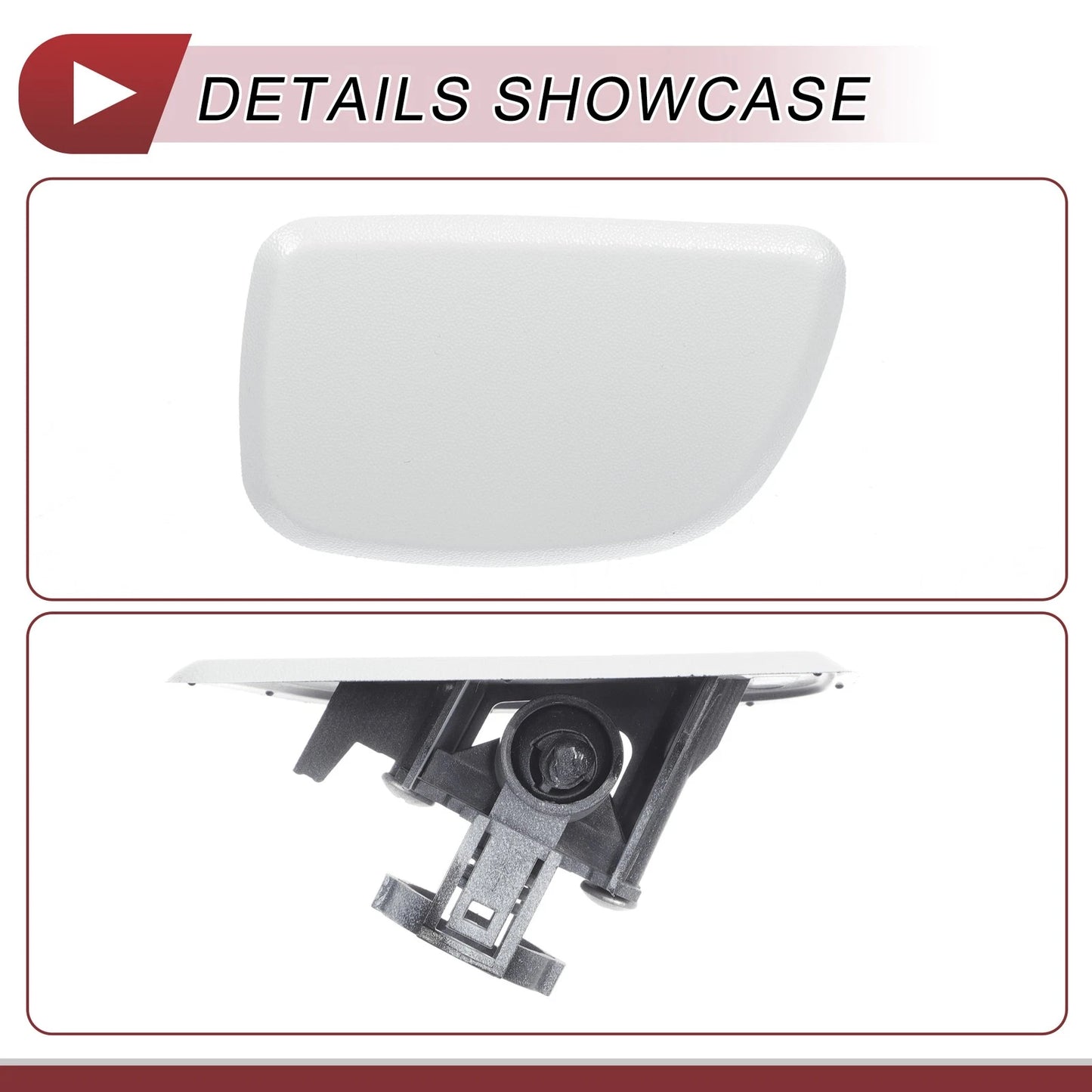 Washer Nozzle Cover Cap for Subaru Forester (2005-2007) White