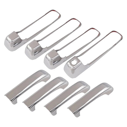 4 x Chrome Door Handle Cover Caps for Dodge Ram 1500 2500 3500 4500 (2009-18)