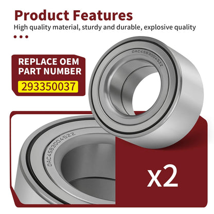 2 x Rear Trailing Arm Bearing for Can-Am Outlander (2009–2021)