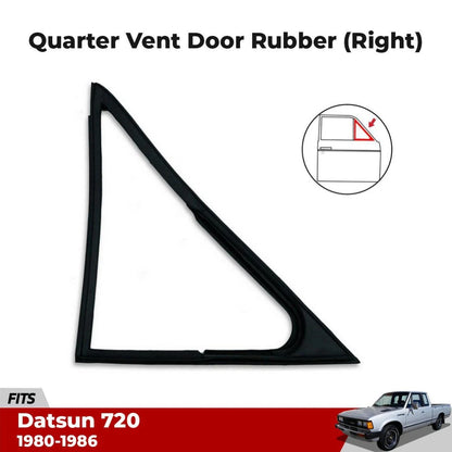 Window Vent Rubber Seal Weatherstrip RH Quarter Fit Datsun 720 Truck 1980-86 D09