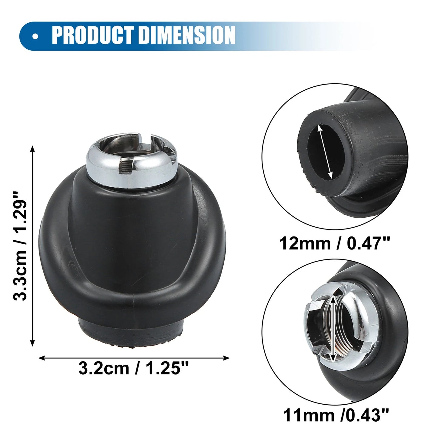 Antenna Nut Top Cap for Toyota Tacoma 1995-2004 Antenna Mount Base Adapter