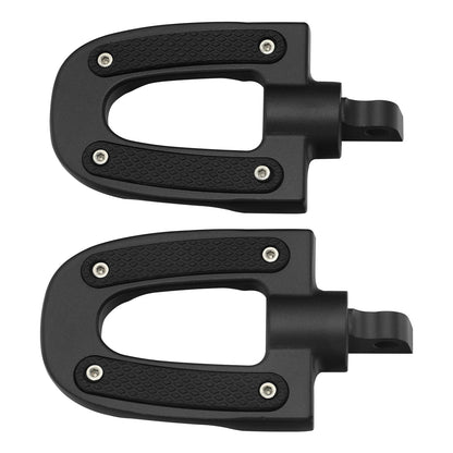 Matte Black Footpegs for Harley Road King, Street Glide (2009-2023)