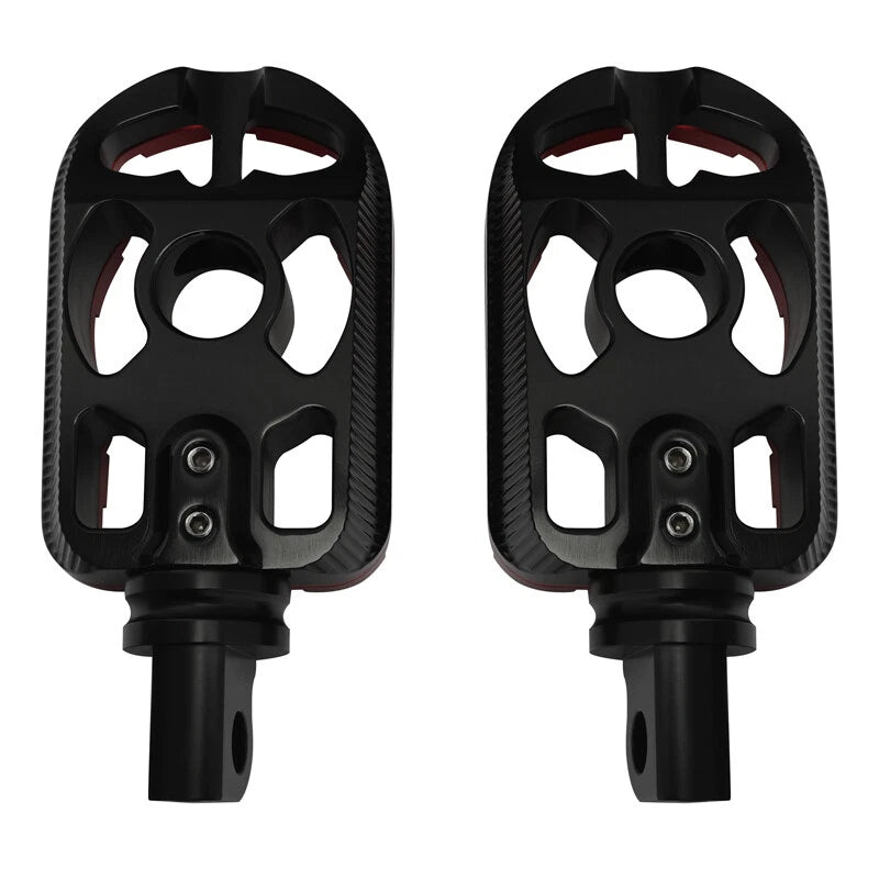 10mm Footpegs Footrests for Harley Touring Road Street Glide Softail