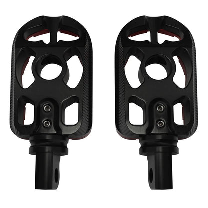 10mm Footpegs Footrests for Harley Touring Road Street Glide Softail