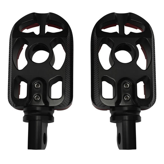 10mm Footpegs Footrests for Harley Touring Road Street Glide Softail