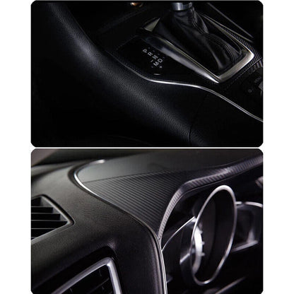 10M Silver Car Interior Edge Gap Line Moulding Trim for Auto
