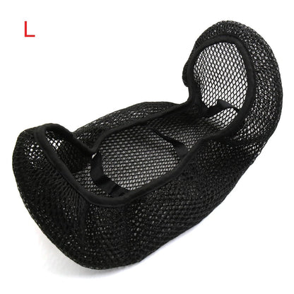 Seat Saddle Protective Cover Pad Anti-slip Air Stretchy Mesh for Motorcycle