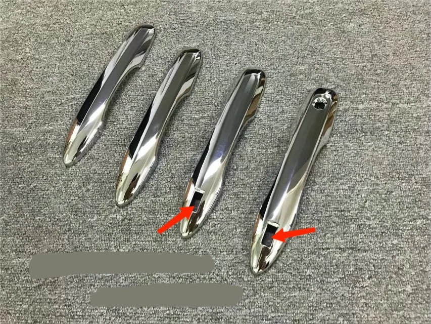Chrome Door Handle Bowl Smartkey Cover Trim for 2018-2020 Toyota Camry 2 x