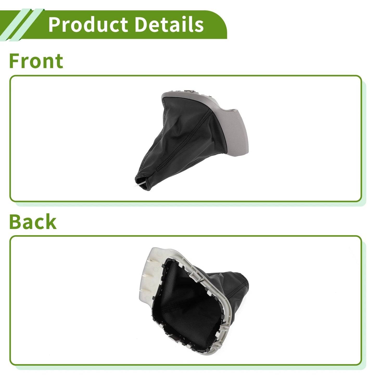Gear Shift Stick Gaiter Black for Chevrolet Sonic (2012 - 2020)