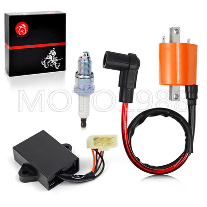 Ignition Coil, CDI Box & Spark Plug for Yamaha G9 Golf Cart (1990–1995)