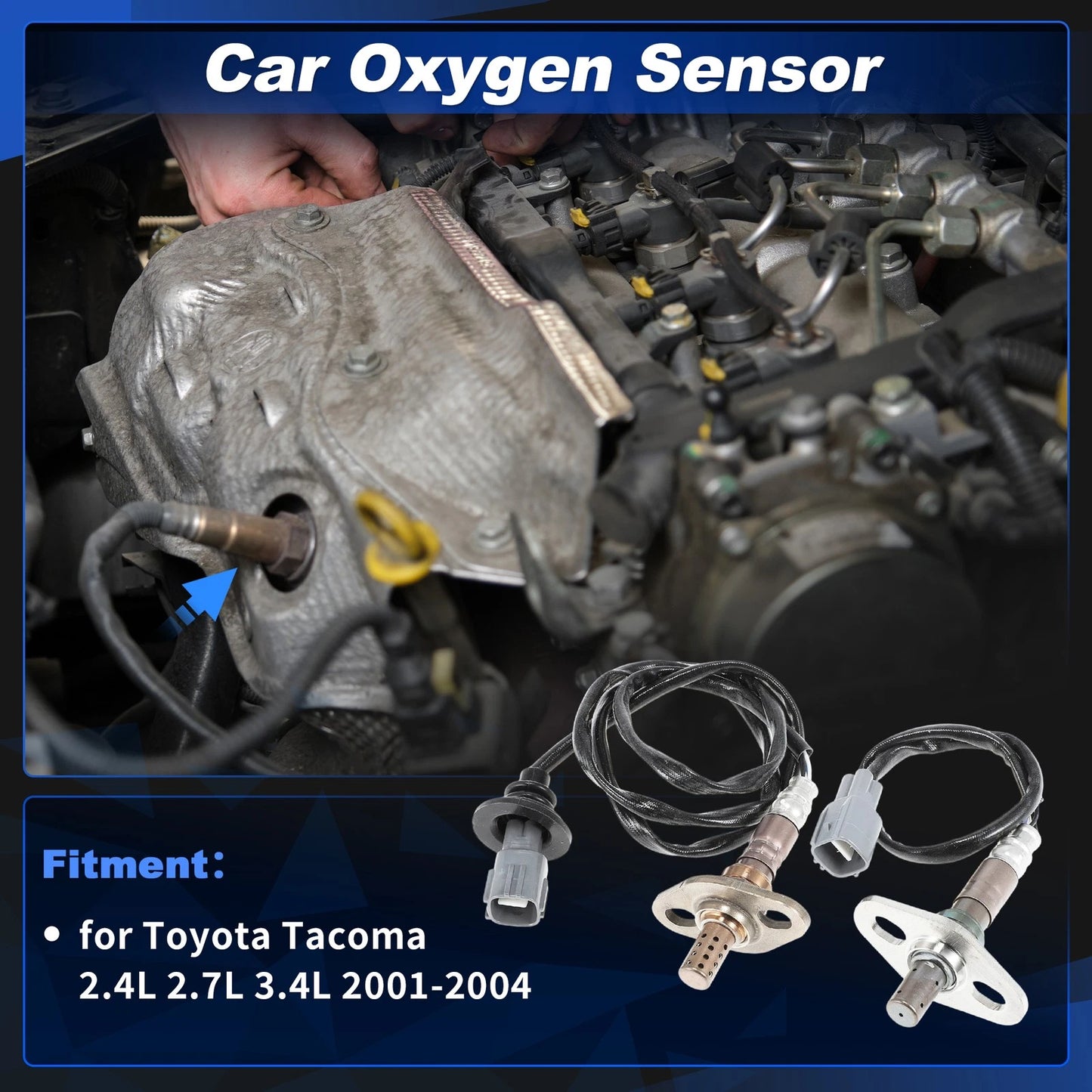 Upstream & Downstream Oxygen Sensor 2 x Oxygen Sensor for Toyota Tacoma (2001–2004)