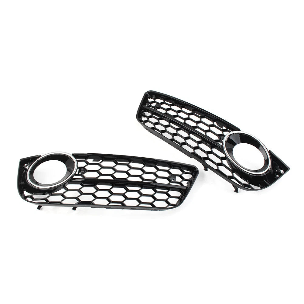 Honeycomb Mesh Fog Light Grille Cover for Audi A5 (2008-2011)