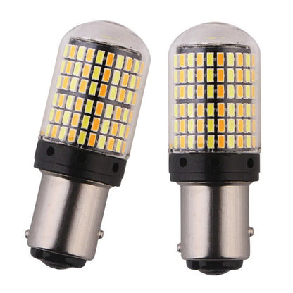 LED Switchback Turn Signal Brake Light Bulbs for Car 1157 2057 2357