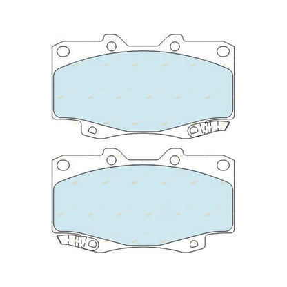 HD Front Disc Brake Pads for Hilux GGN25 KUN25 KUN26 TGN26 (2005–2016)