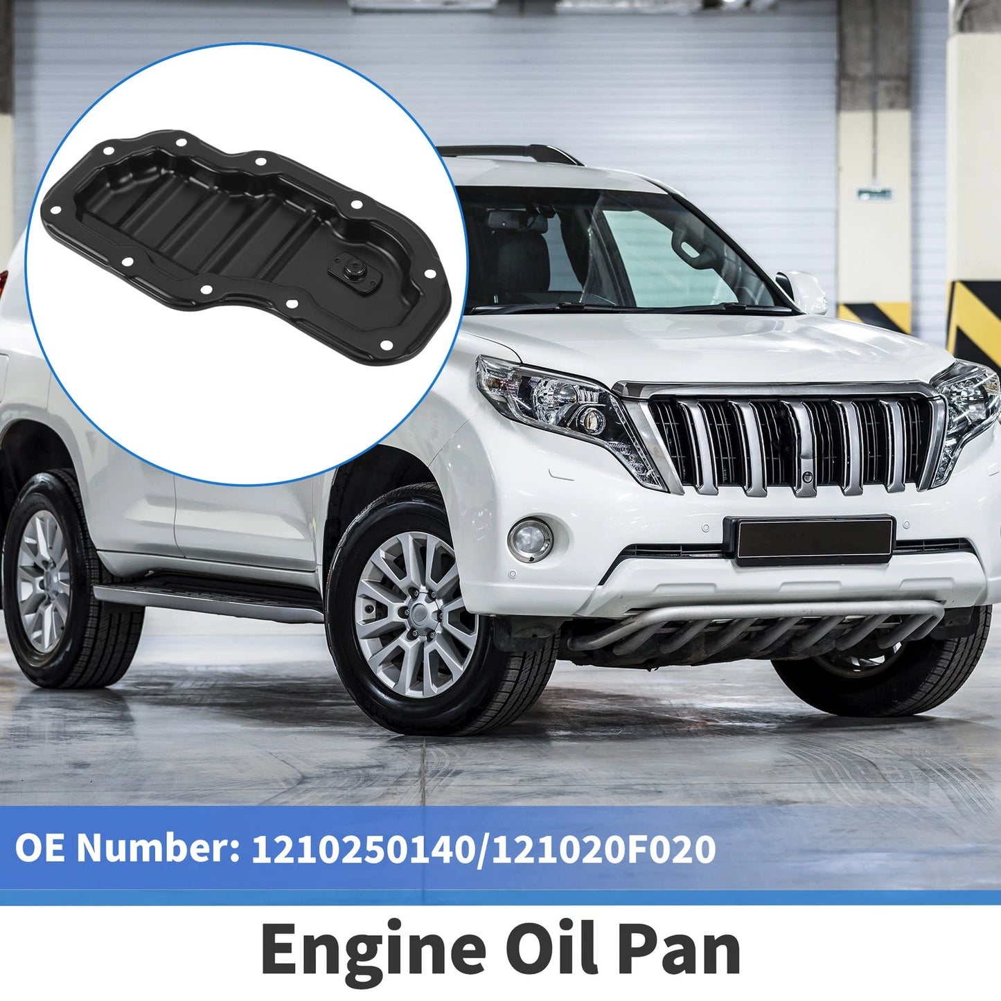 Engine Oil Pan for Toyota Land Cruiser 2007 (2007) - Steel Black, 1 Pc