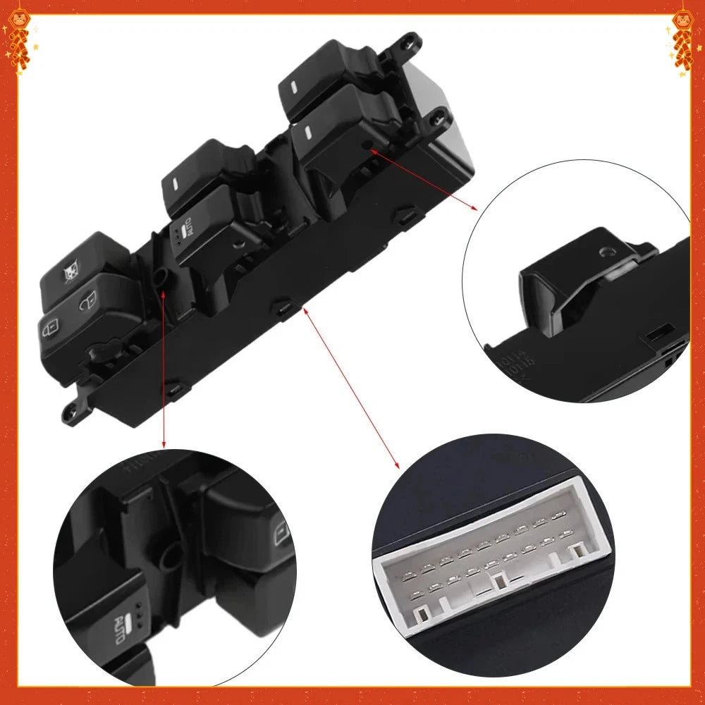Electric Left Side Power Window Switch for Kia Rio (2015–2017)