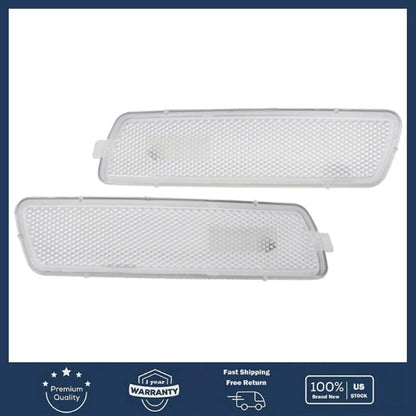 Front Bumper Reflector Side Marker Light White for MK6 Golf Jetta (2009–2014)