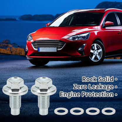 Oil Drain Plug / M12x1.75 1.5" Height / Engine Oil Drain Plug with Gasket for Car/Motorcycle