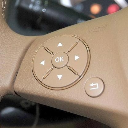 Beige Left Steering Wheel Switch for Benz W204 W21204 W207 (2007-2015)