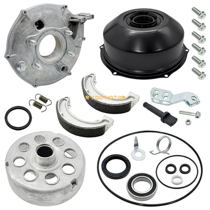 Rear Brake Drum Hub Cover Bearing Seal for Honda FourTrax 300 4x4 TRX300FW