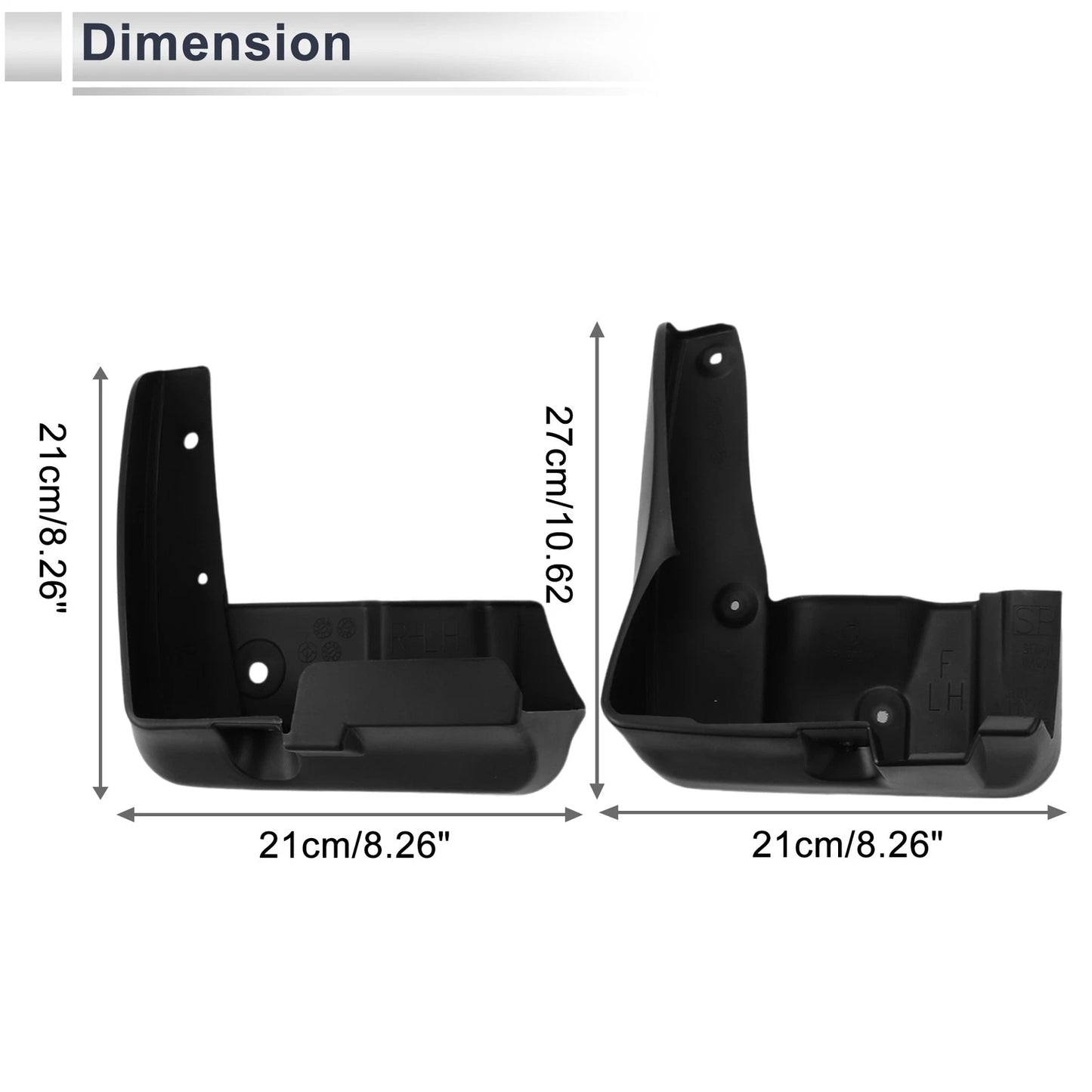 Mud Flaps Splash Guards for Subaru Legacy (2010-2014)