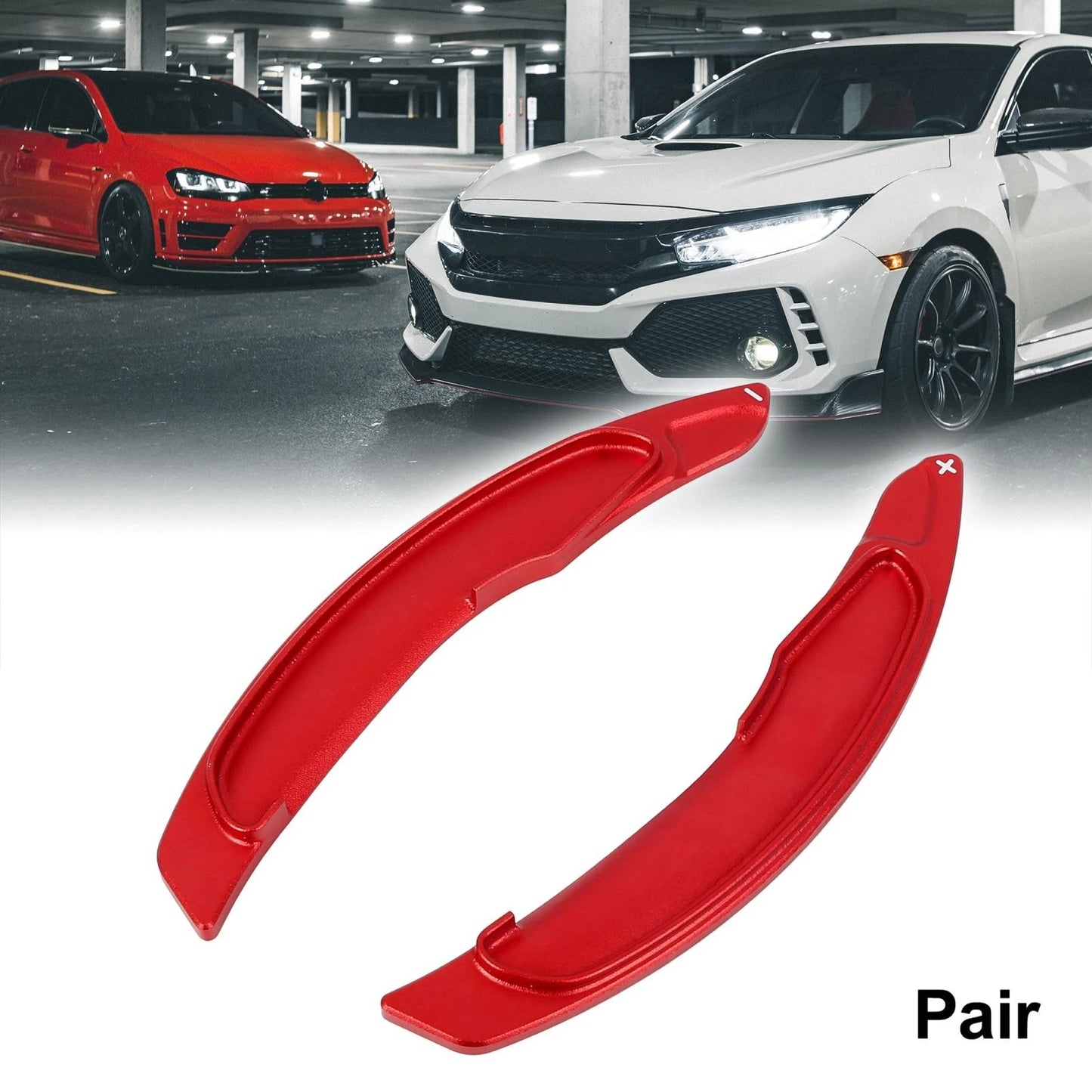 Red Steering Wheel Shift Paddle Shifter for Mitsubishi ASX RVR Outlander