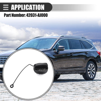 Gas Cap for Subaru Outback (2010-2012) Plastic Black