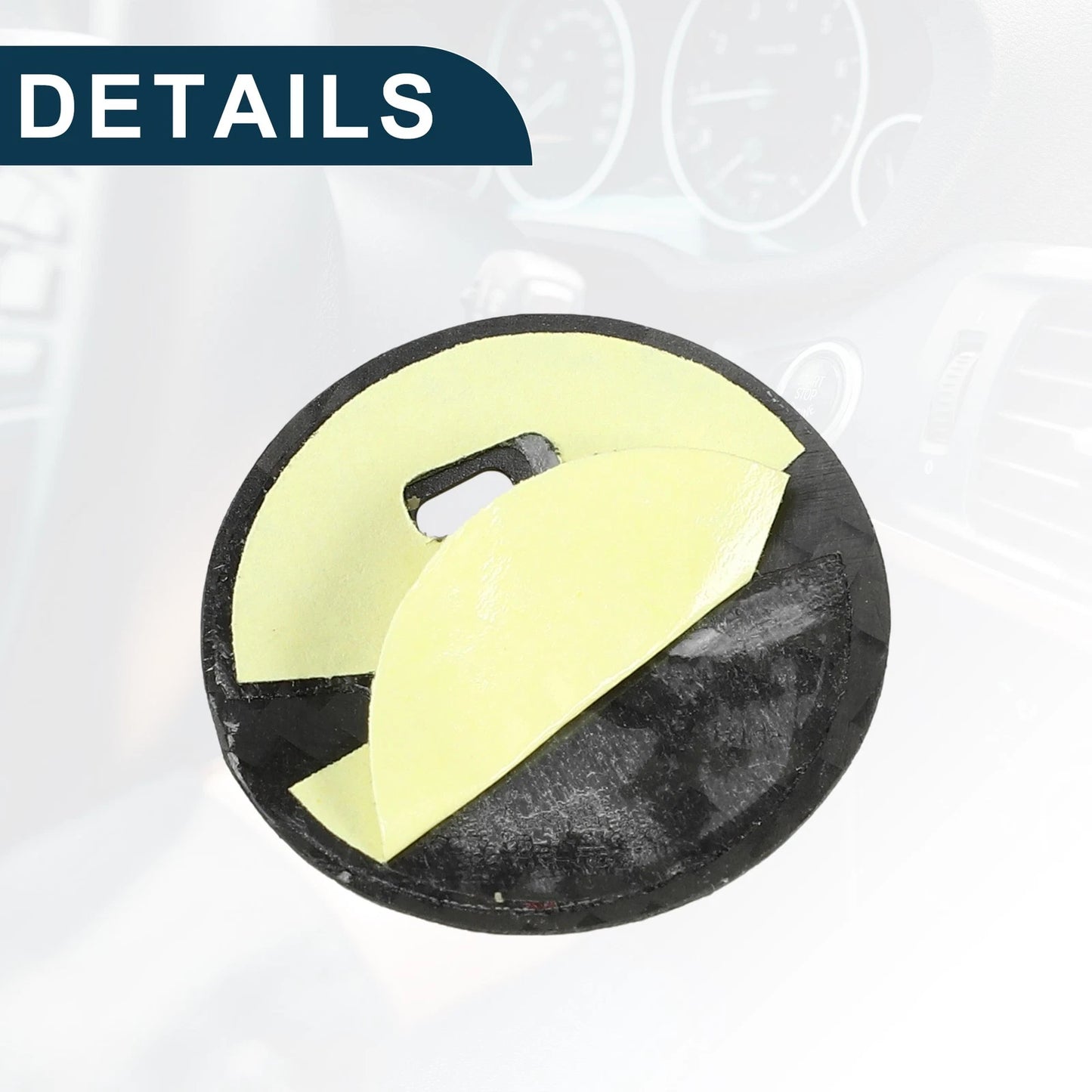 Black Engine Start Stop Button Cover for Subaru