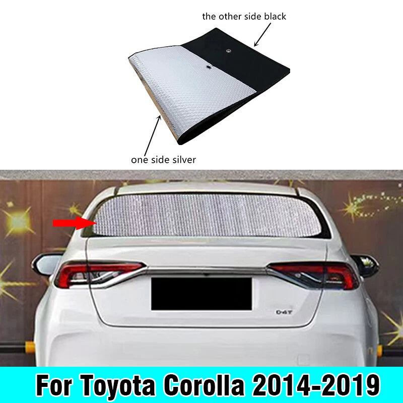 Rear Windshield Sunshade Cover for Toyota Corolla (2014–2019)