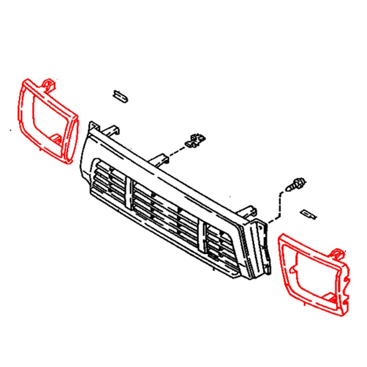 Head Light  Door Set for Toyota Hilux 4WD 1988-1997