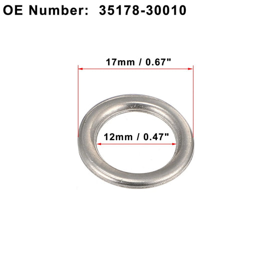 15 x Engine Oil Drain Screw Gaskets M12 for Toyota Tacoma (2009-2019)