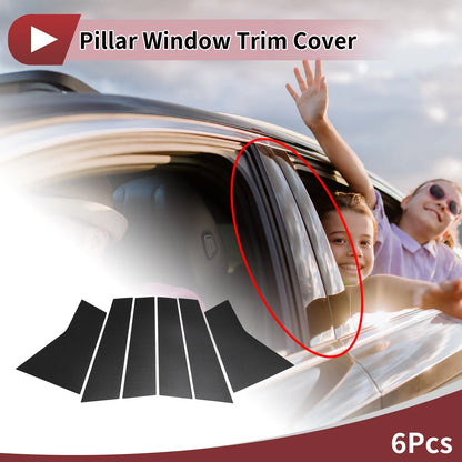Door Pillar Window Trim Front Rear Left Right for Acura RDX (2019 - 2024)