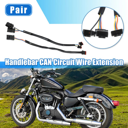 Harness / 10in / Handlebar CAN Bus Wire Ext for Harley Softail Dyna
