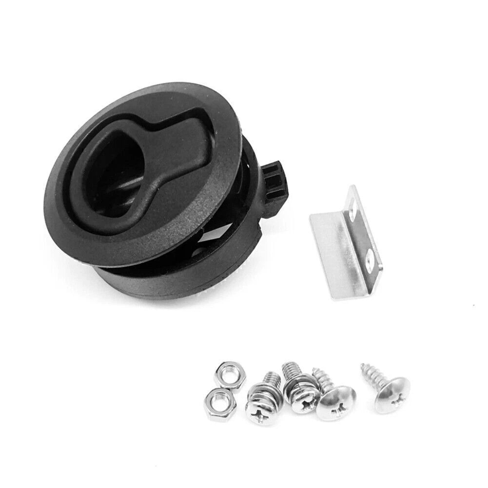 2" Flush Pull Slam Latch for Boat Deck Hatch Door (No Lock Core)