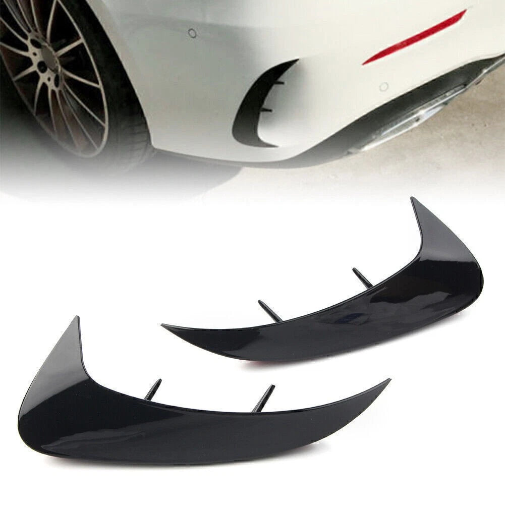 Rear Bumper Fins Canards Splitters Cover for Benz A Class W177 A220 (2019-Present)