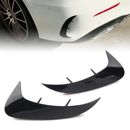 Rear Bumper Fins Canards Splitters Cover for Benz A Class W177 A220 (2019-Present)