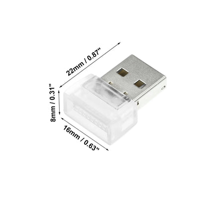 Mini USB Car Interior Night Lights - Multicolor Ambient