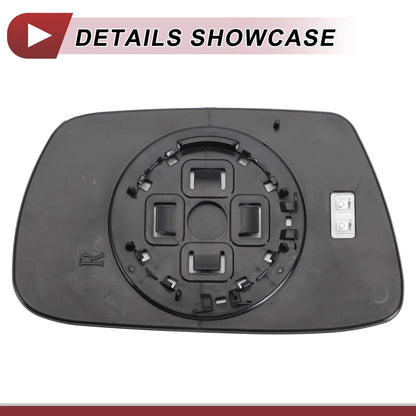 Heated Right Passenger Side Mirror Glass for Jeep Grand Cherokee