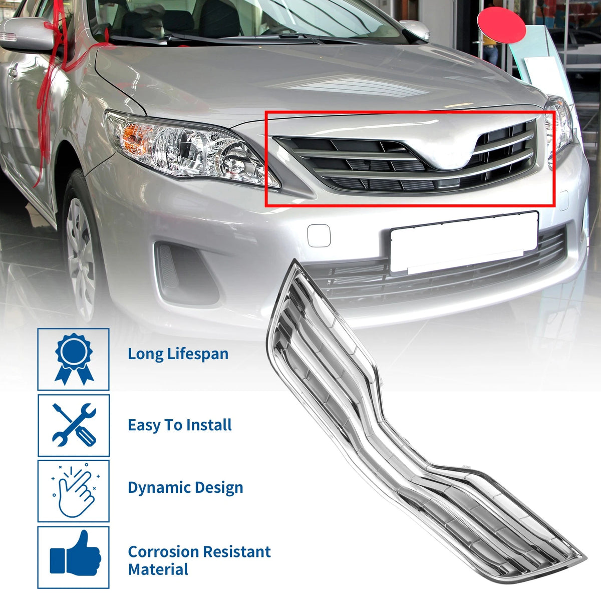 Hood Bumper Grille for Toyota Camry (2010)