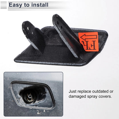 Bumper Headlight Washer Nozzle Cover Cap for BMW 3 Series (2006-2013)