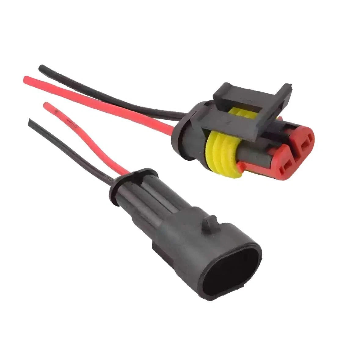 2 x Pin Connector Plug for Set Electrical Cable