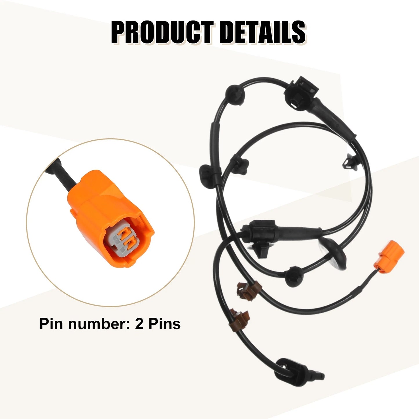 4pcs ABS Sensor Set for Honda Fit (2007-2008)