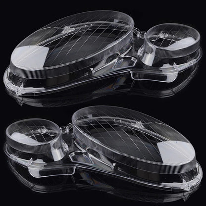 Headlight Lens Covers 2 x Left & Right for Benz W211 E350 E300 2002-2008